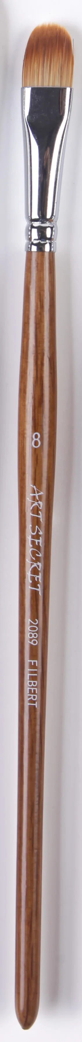 ArtSecret-pinceles artísticos de mango corto de madera de roble de pelo sintético, 2089FB