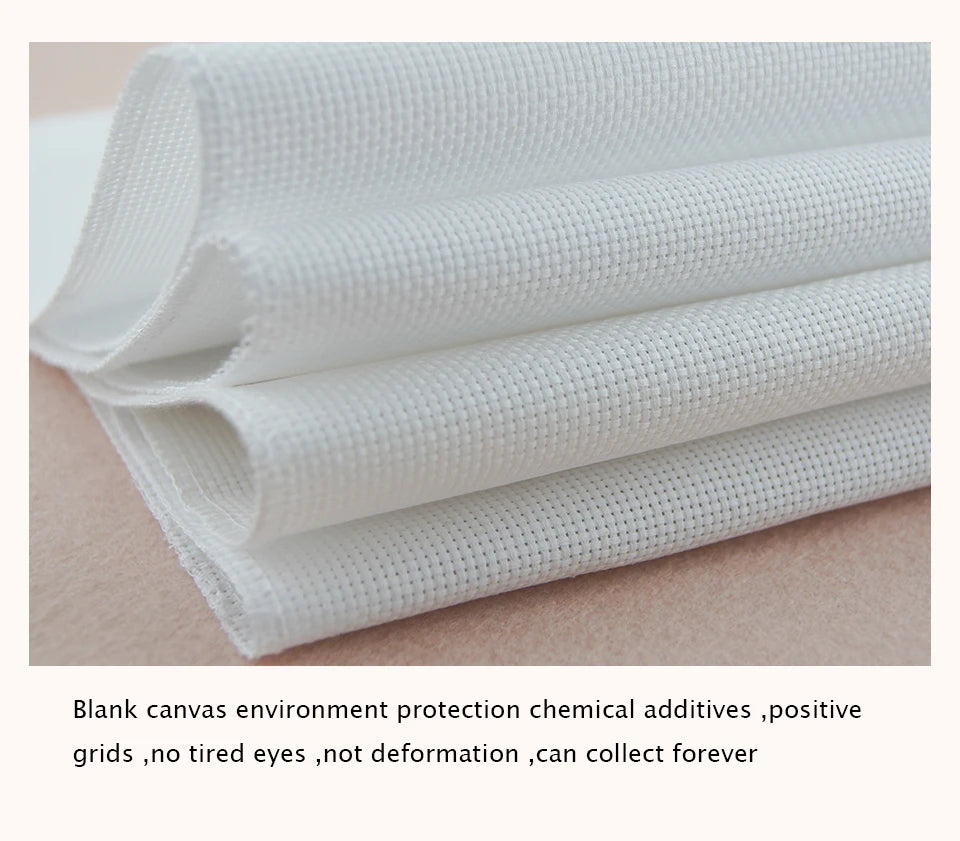 Kit de punto de cruz para manualidades,  con patrones de paisaje con Casa o cabaña,  11CT, 14CT, 16CT, DMC