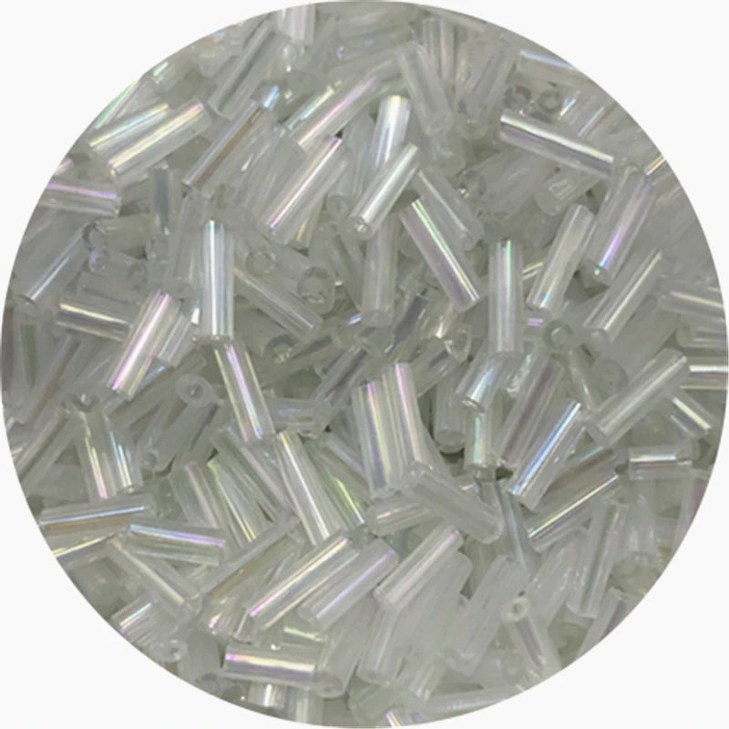 400/800 Uds 2mm a 6mm. Mostacillas de vidrio checo  de tubo cilíndrico