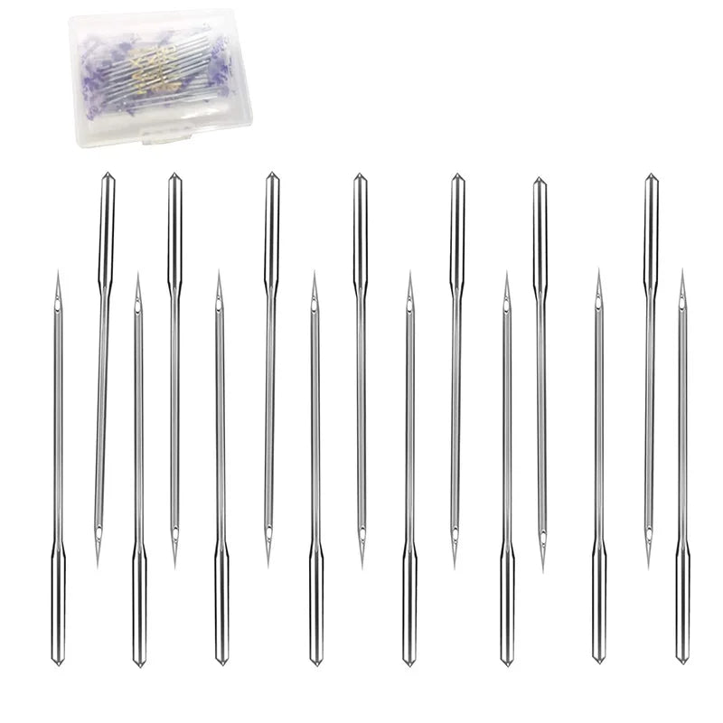 Agujas universales para máquina de coser, 10 Uds., resistentes # 9 # 11 # 14 # 16 # 18 Para Singer, Brother, Janome y otras