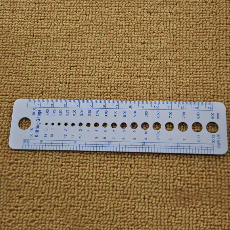 Regla de plástico de medición de palillos, 1 unidad