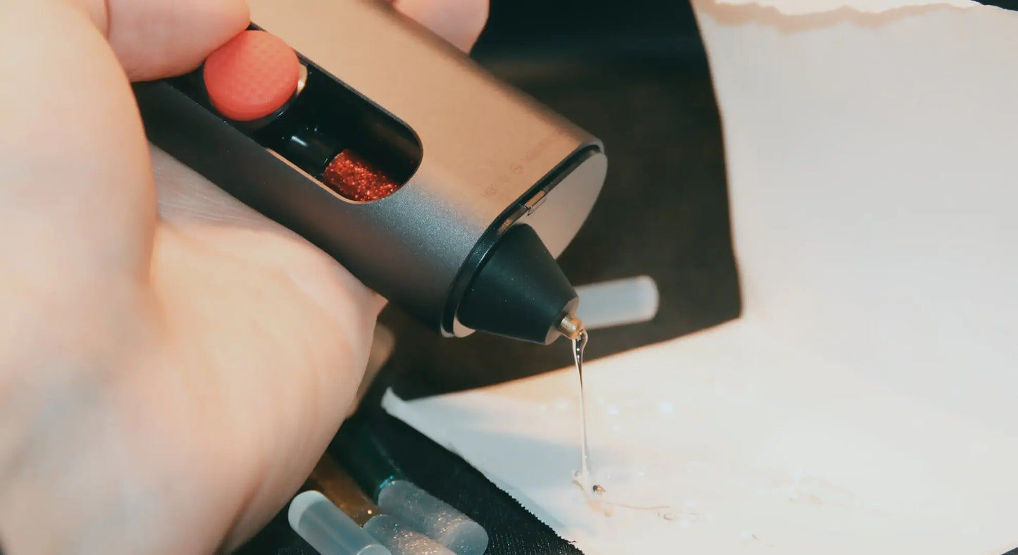 Wowstick-lápiz de pegamento eléctrico inalámbrico para manualidades, para pegamento de fusión en caliente recargable tipo C, 2000mAh, con 20 piezas