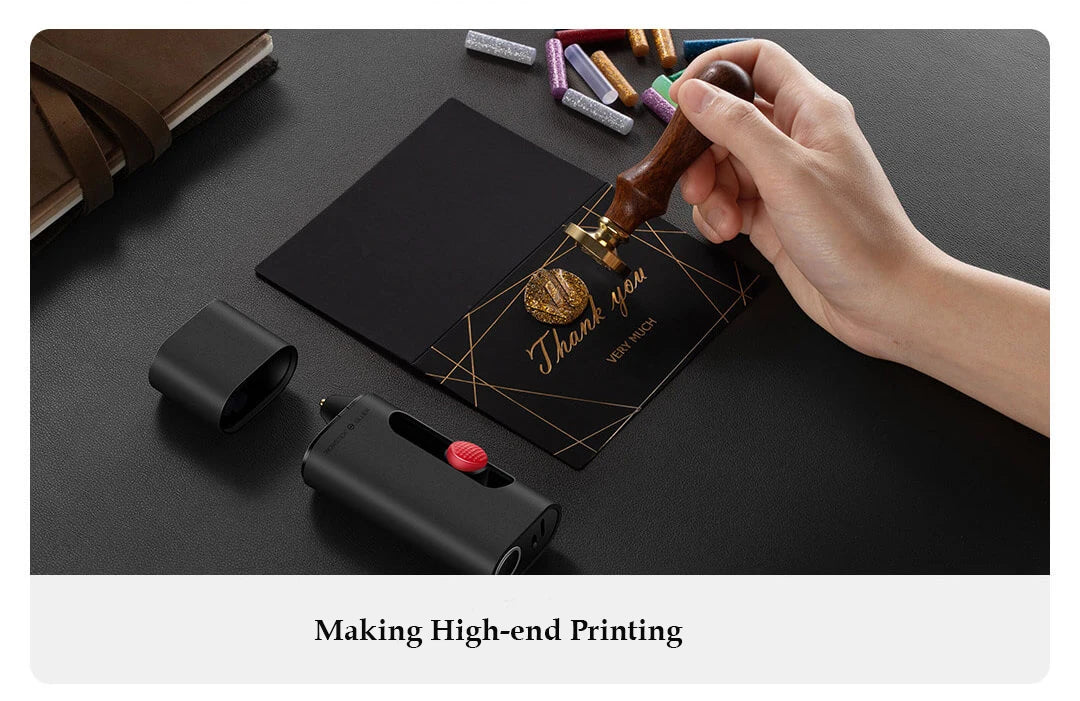 Wowstick-lápiz de pegamento eléctrico inalámbrico para manualidades, para pegamento de fusión en caliente recargable tipo C, 2000mAh, con 20 piezas