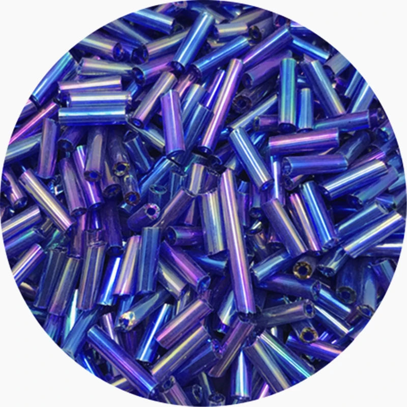 400/800 Uds 2mm a 6mm. Mostacillas de vidrio checo  de tubo cilíndrico