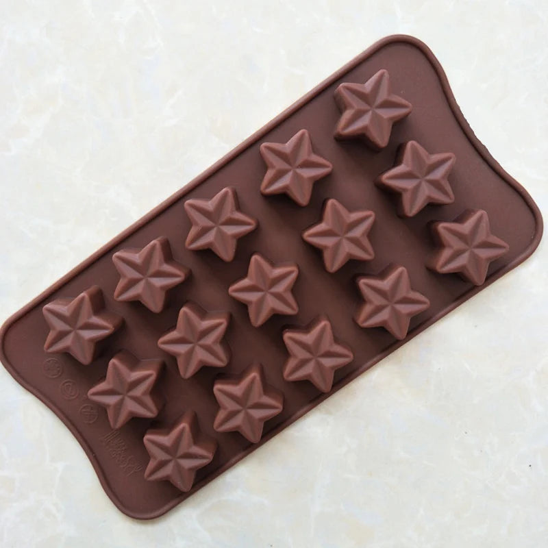 Molde de silicona antiadherente con formas de Navidad, para hornear galletas, chocolate, Fondant, dulces, etc.