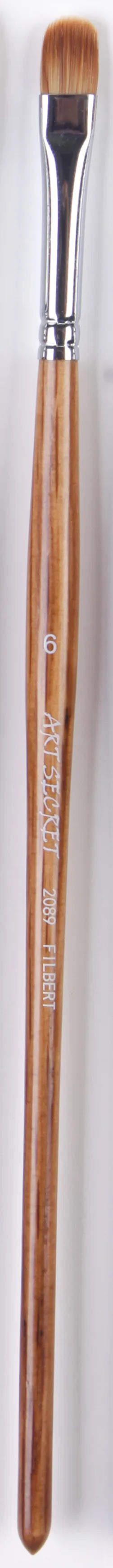 ArtSecret-pinceles artísticos de mango corto de madera de roble de pelo sintético, 2089FB