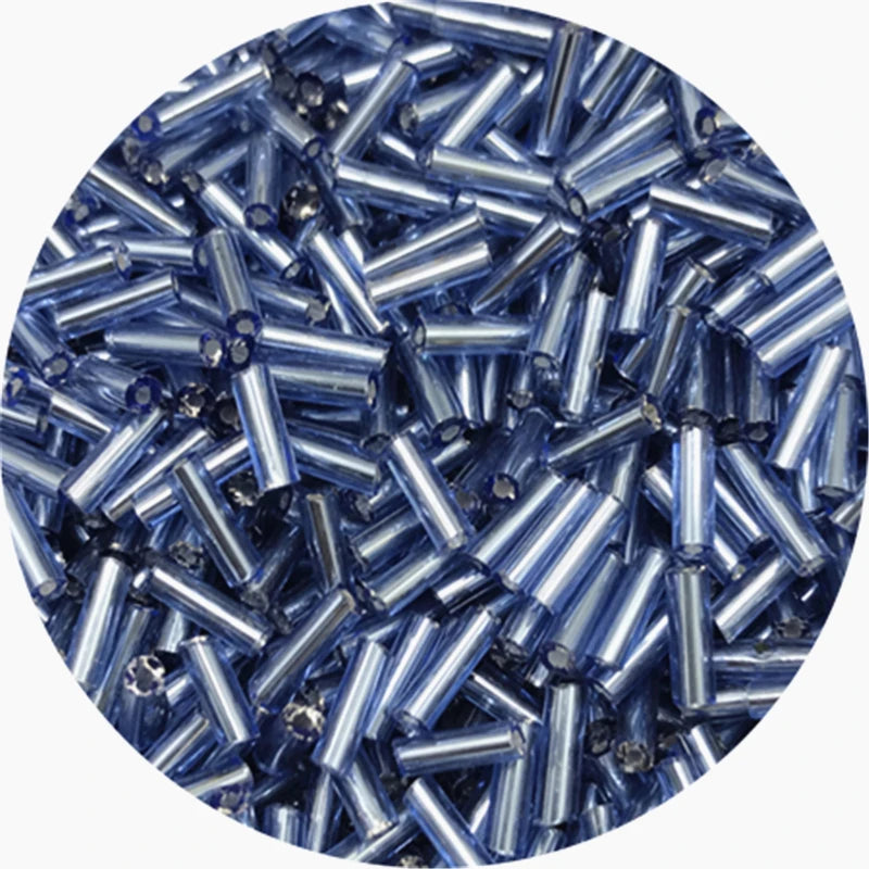 400/800 Uds 2mm a 6mm. Mostacillas de vidrio checo  de tubo cilíndrico