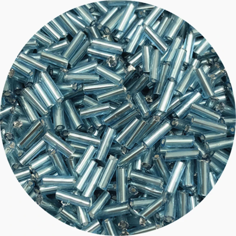 400/800 Uds 2mm a 6mm. Mostacillas de vidrio checo  de tubo cilíndrico