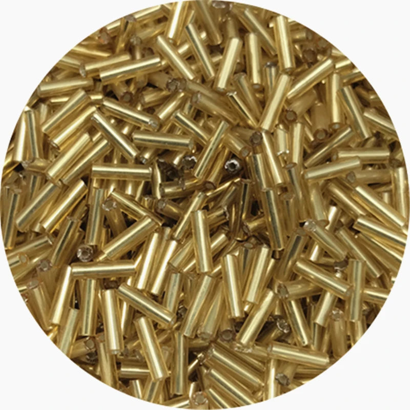400/800 Uds 2mm a 6mm. Mostacillas de vidrio checo  de tubo cilíndrico