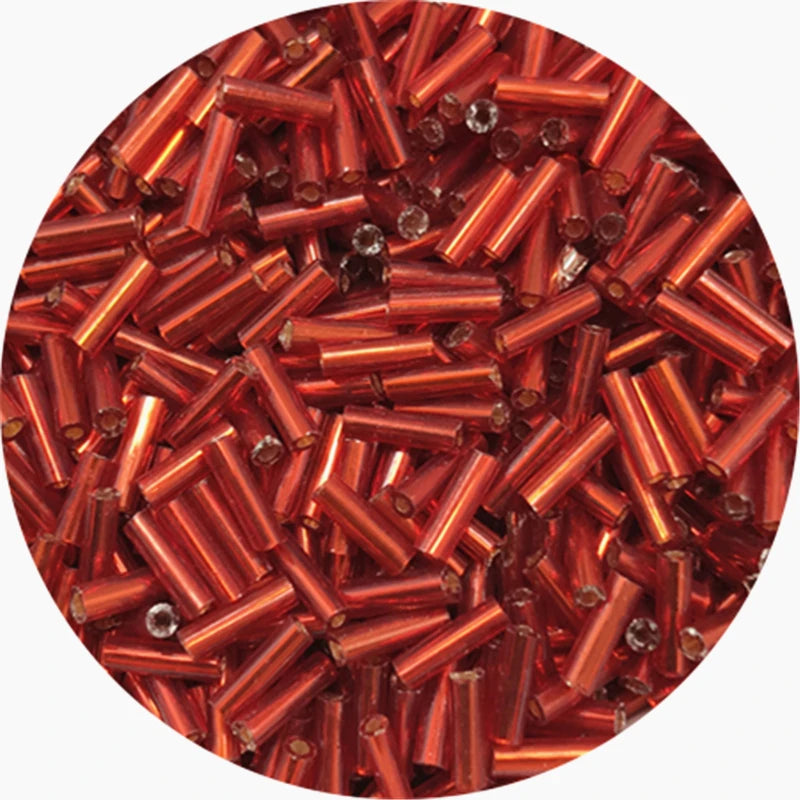 400/800 Uds 2mm a 6mm. Mostacillas de vidrio checo  de tubo cilíndrico