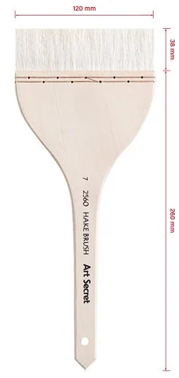 Artsecret, pelo de cabra de alta calidad, mango de madera, para pintura artística de acuarela 2560