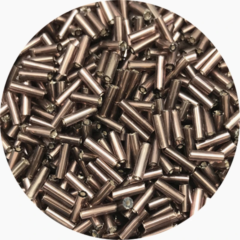 400/800 Uds 2mm a 6mm. Mostacillas de vidrio checo  de tubo cilíndrico
