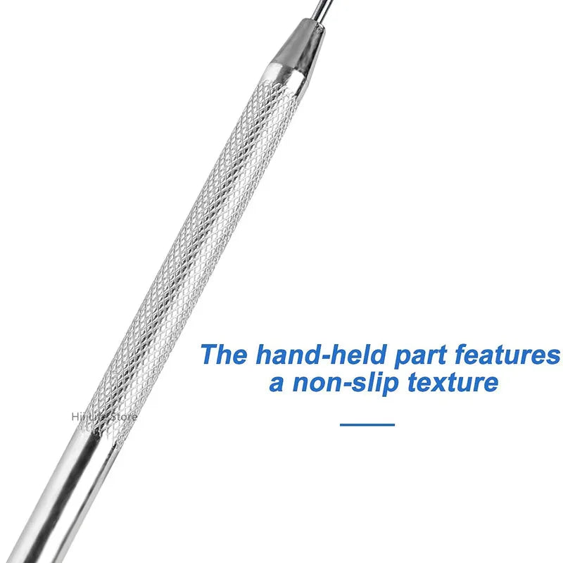 Cepillo de acero de siete púas y aguja de metal, herramienta de modelado, ultraligera