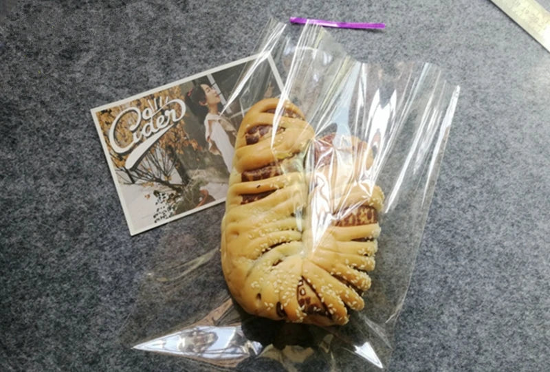 100 Bolsas de plástico transparente para dulces, galletas, pan, alimentos, etc., con alambre de cierre