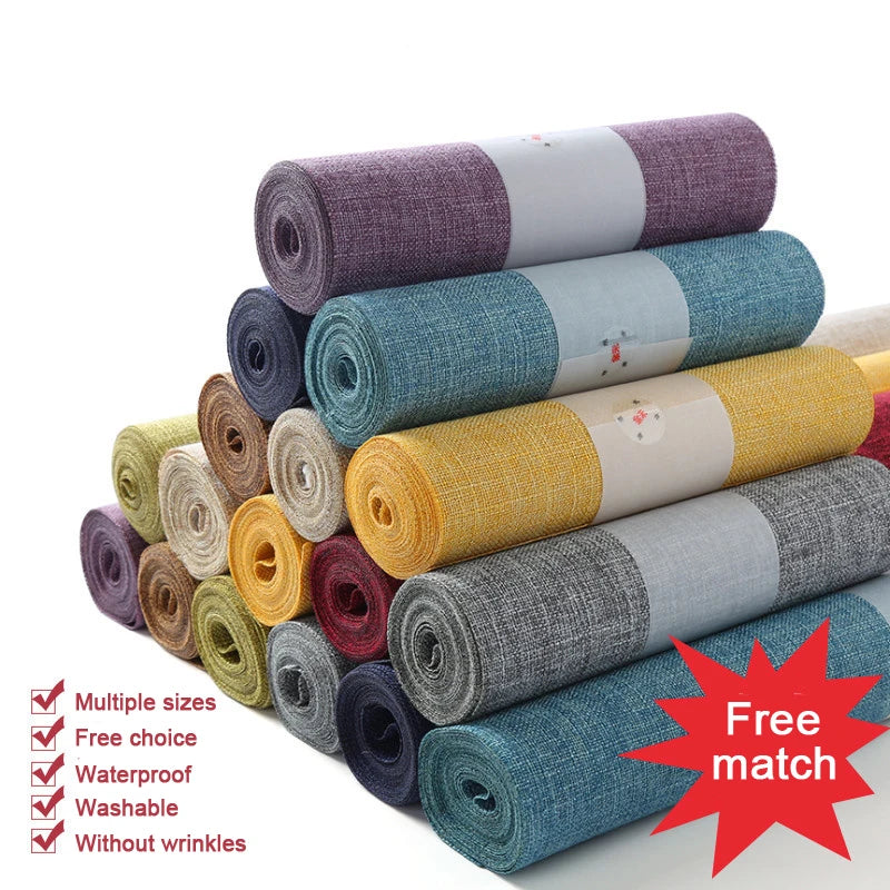 Camino de mesa de lino impermeable, para decoración de mesa