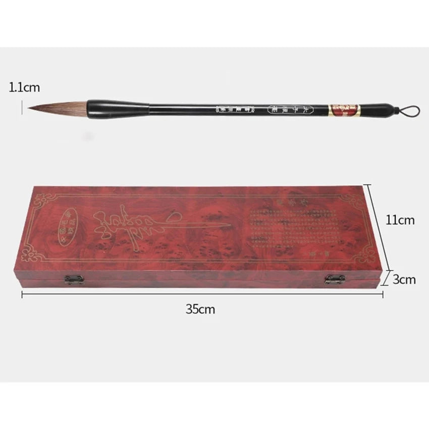 Pinceles para artistas, juego especial de pluma de caligrafía, práctica de escritura regular, 7 piezas por juego en caja de madera