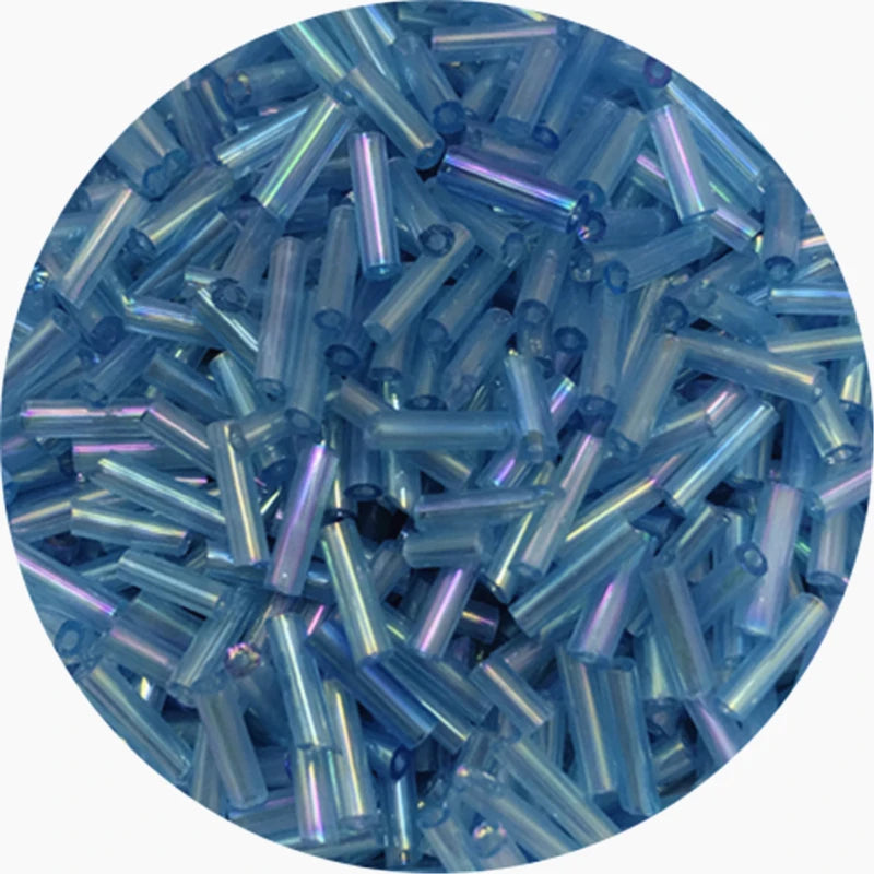 400/800 Uds 2mm a 6mm. Mostacillas de vidrio checo  de tubo cilíndrico