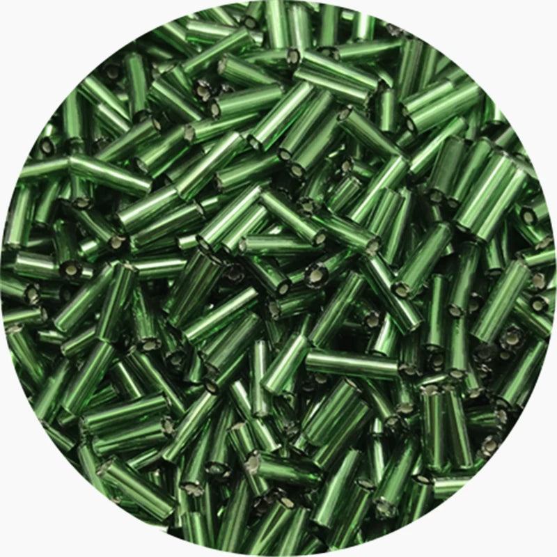 400/800 Uds 2mm a 6mm. Mostacillas de vidrio checo  de tubo cilíndrico