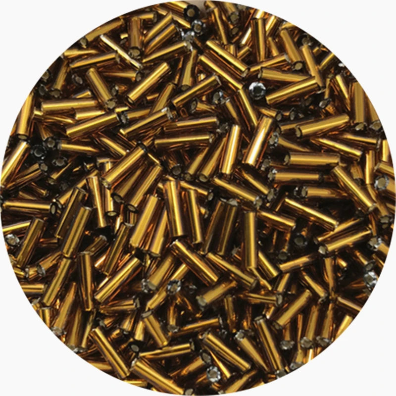 400/800 Uds 2mm a 6mm. Mostacillas de vidrio checo  de tubo cilíndrico