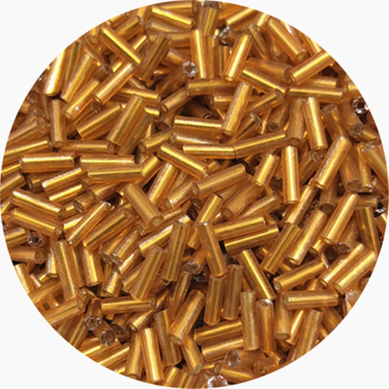 400/800 Uds 2mm a 6mm. Mostacillas de vidrio checo  de tubo cilíndrico