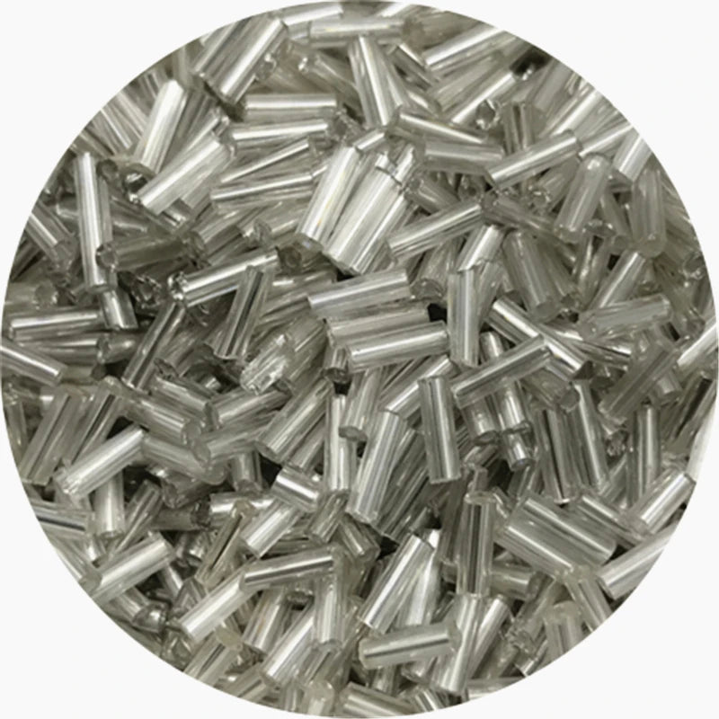 400/800 Uds 2mm a 6mm. Mostacillas de vidrio checo  de tubo cilíndrico