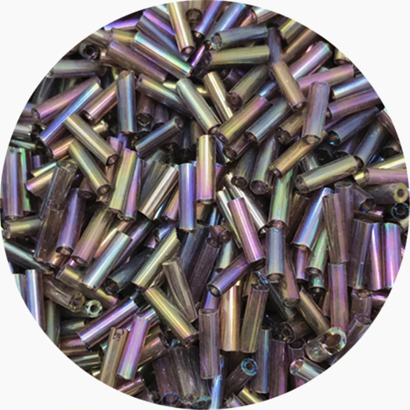 400/800 Uds 2mm a 6mm. Mostacillas de vidrio checo  de tubo cilíndrico