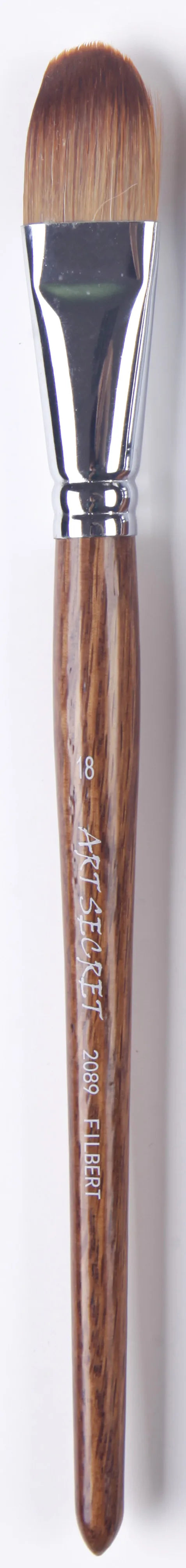 ArtSecret-pinceles artísticos de mango corto de madera de roble de pelo sintético, 2089FB