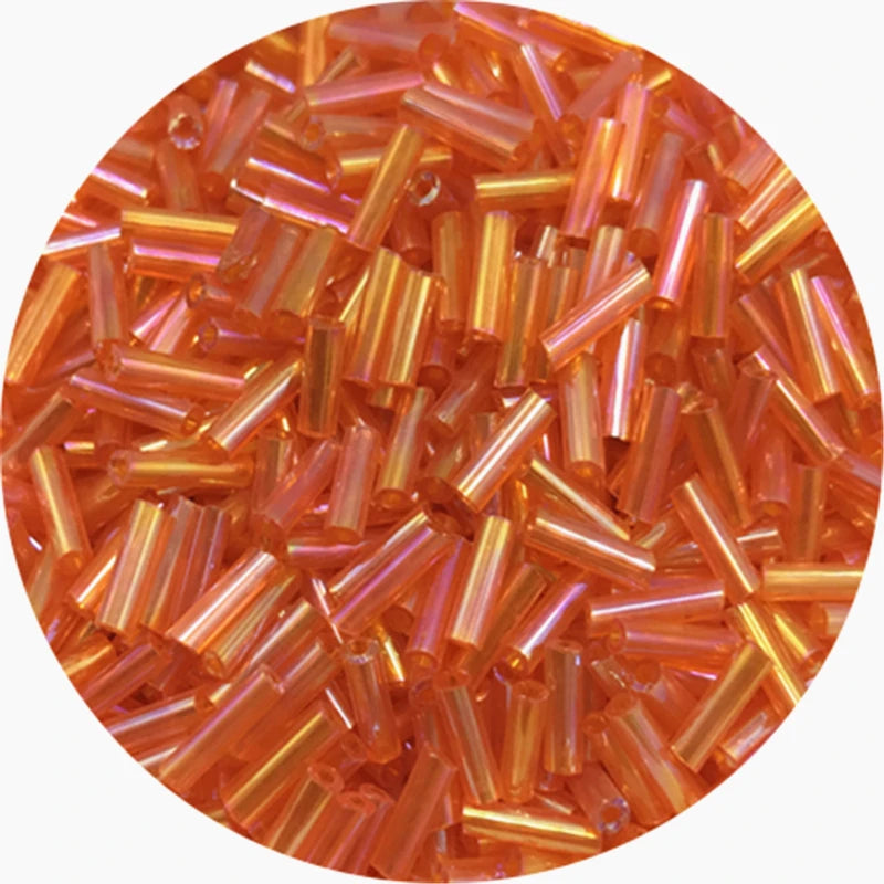 400/800 Uds 2mm a 6mm. Mostacillas de vidrio checo  de tubo cilíndrico