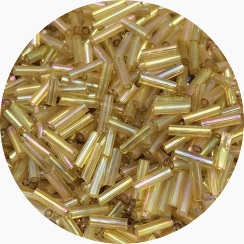 400/800 Uds 2mm a 6mm. Mostacillas de vidrio checo  de tubo cilíndrico