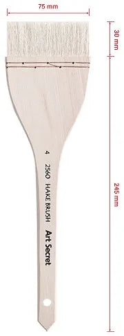 Artsecret, pelo de cabra de alta calidad, mango de madera, para pintura artística de acuarela 2560
