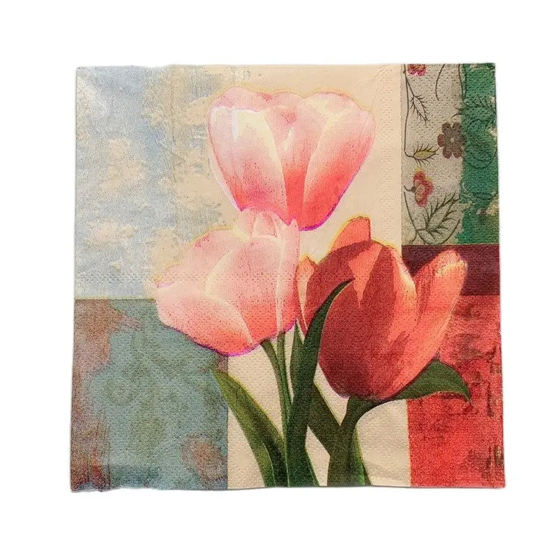 Servilletas 33*33cm 20pcs Decoupage Flores y Naturaleza