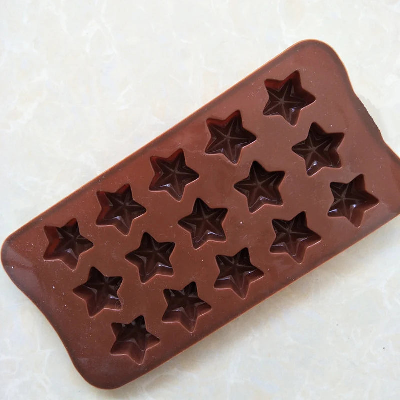 Molde de silicona antiadherente con formas de Navidad, para hornear galletas, chocolate, Fondant, dulces, etc.