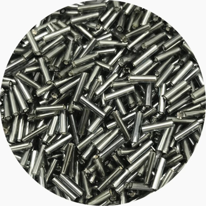 400/800 Uds 2mm a 6mm. Mostacillas de vidrio checo  de tubo cilíndrico