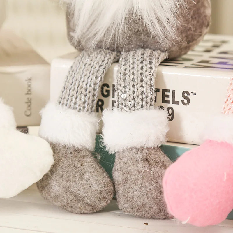 Gnomo de Navidad, muñeco sin rostro para adorno navideño