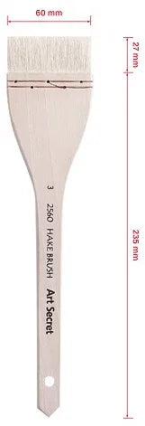 Artsecret, pelo de cabra de alta calidad, mango de madera, para pintura artística de acuarela 2560