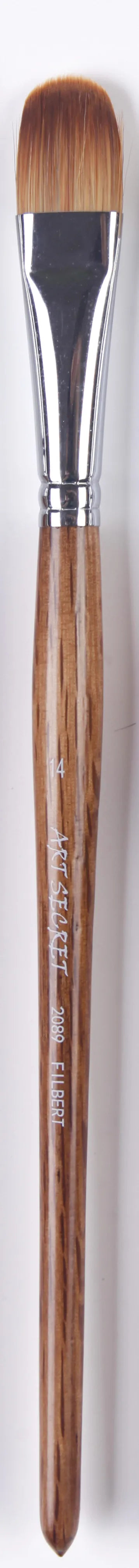 ArtSecret-pinceles artísticos de mango corto de madera de roble de pelo sintético, 2089FB