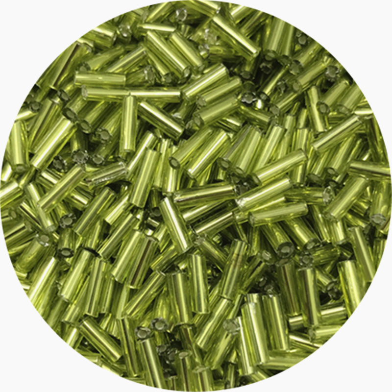 400/800 Uds 2mm a 6mm. Mostacillas de vidrio checo  de tubo cilíndrico