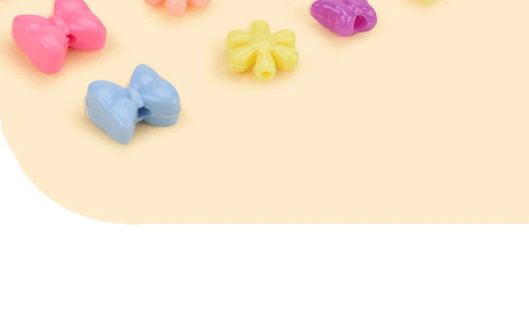 Conjunto de joyería, juego de cuentas espaciadoras sueltas creativas para hacer pulseras y collares, 24 cuadrículas, Cuerda elástica para hacer joyas