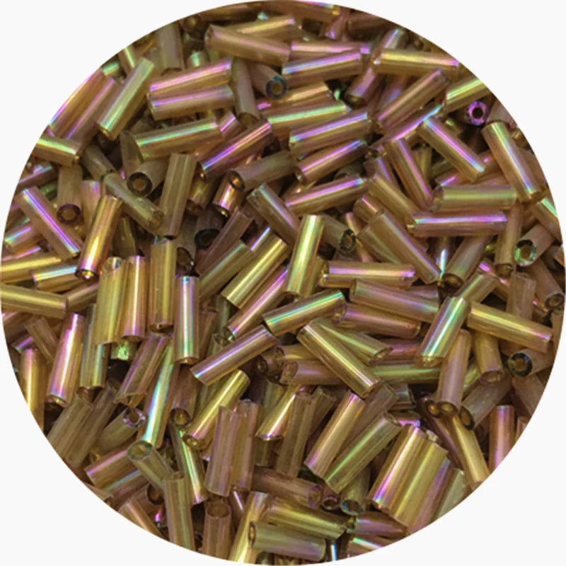 400/800 Uds 2mm a 6mm. Mostacillas de vidrio checo  de tubo cilíndrico