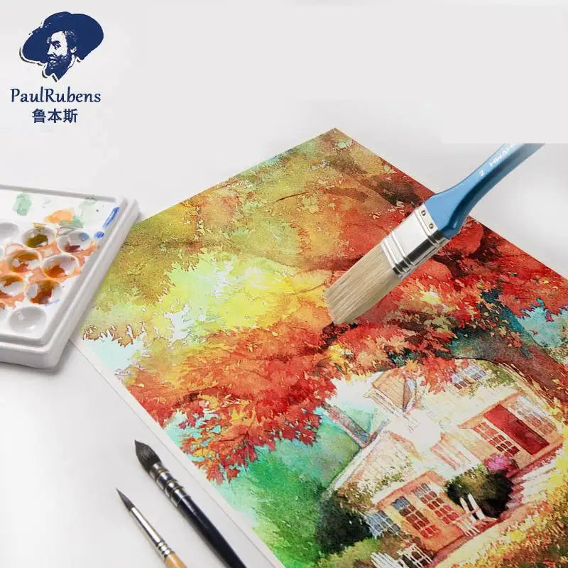 Paul Rubens-papel de acuarela 50% algodón, 300g/m2, papel de Color agua para dibujar y pintar