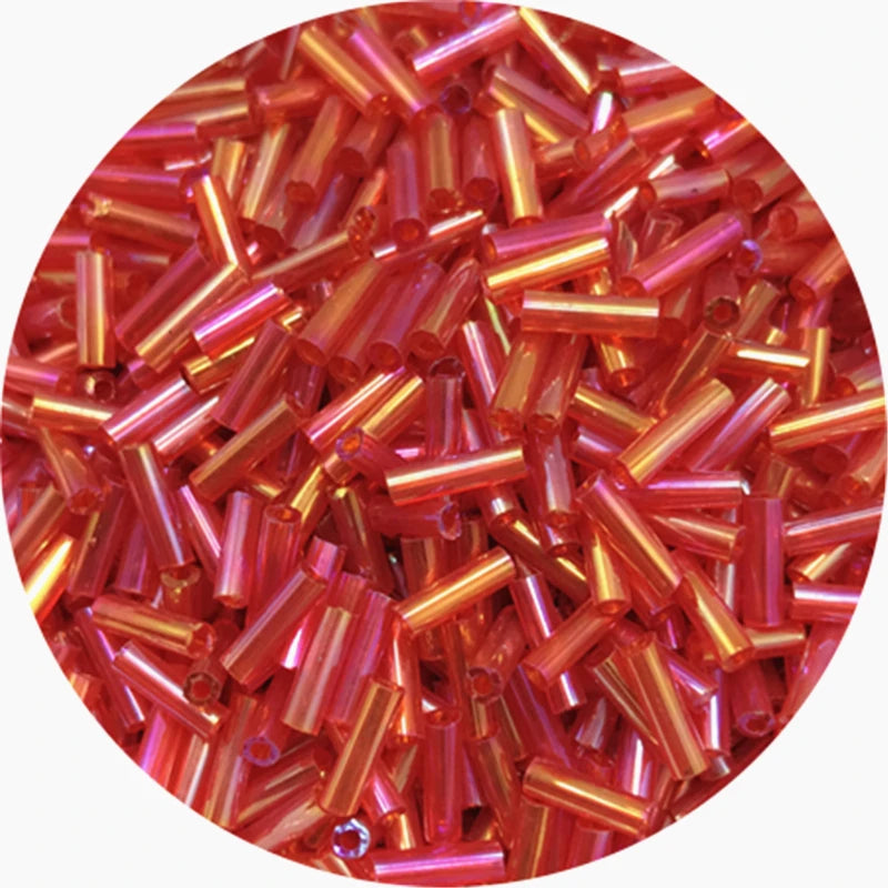 400/800 Uds 2mm a 6mm. Mostacillas de vidrio checo  de tubo cilíndrico