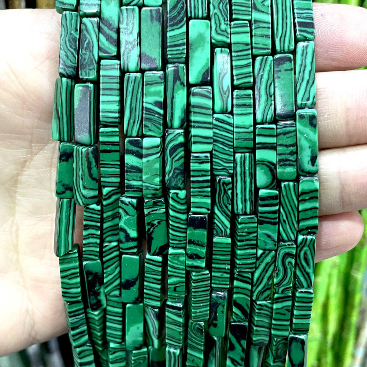 4*13MM piedra Natural cuadrada Aventurina Ojo de Tigre ágatas cristal Jades