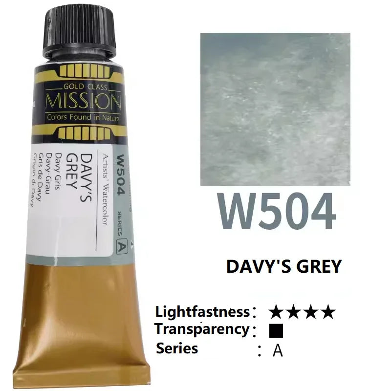 Mijello Mission Gold-acuarela de alta concentración, planta Natural,  tubos de 15ml