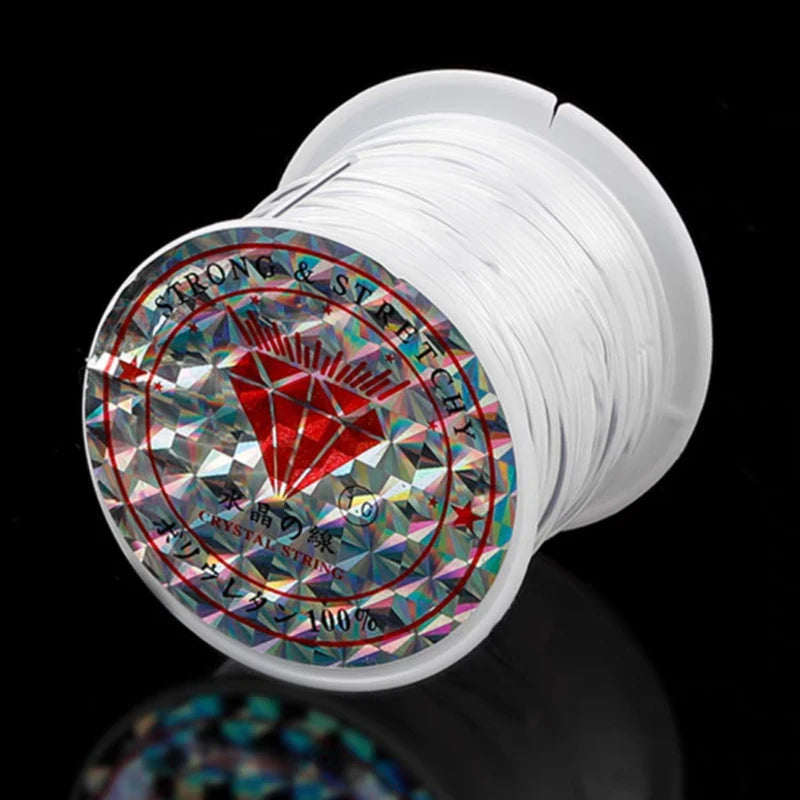 100m, hilo elástico, cordón para joyería