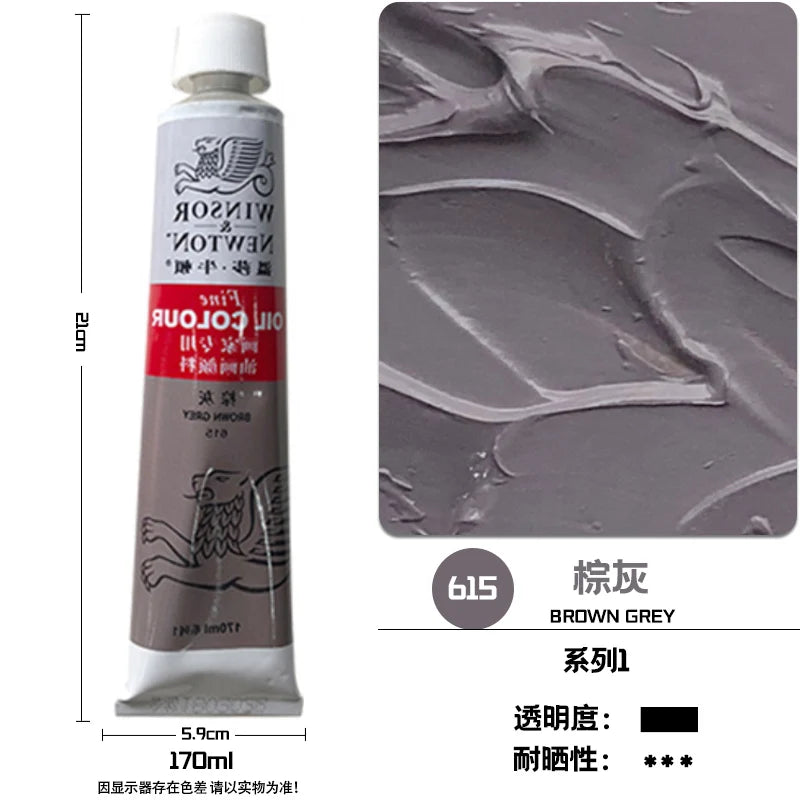 WINSOR & NEWTON-pintura al óleo de 170ml., tamaño grande