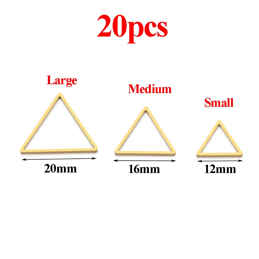 Pendientes de acero inoxidable dorado y plateado al vacío, suministros para hacer joyas de bisel, a granel, 20-50 Uds.