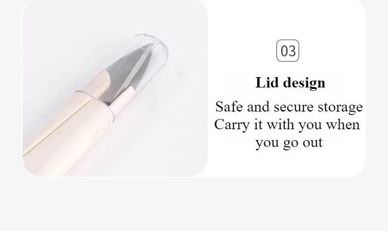 Tijeras de resorte para costura en forma de U, con tapa, de acero inoxidable, 1 unid.