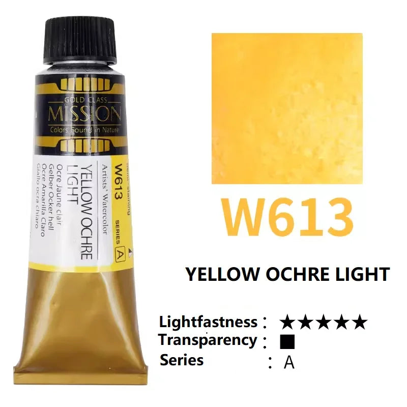 Mijello Mission Gold-acuarela de alta concentración, planta Natural,  tubos de 15ml