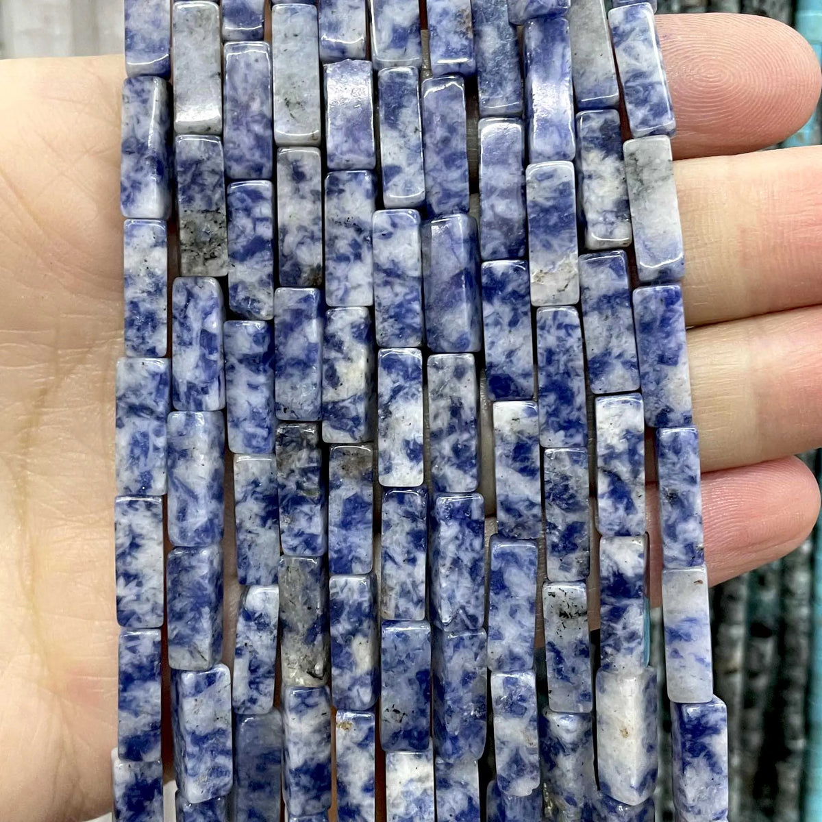 4*13MM piedra Natural cuadrada Aventurina Ojo de Tigre ágatas cristal Jades