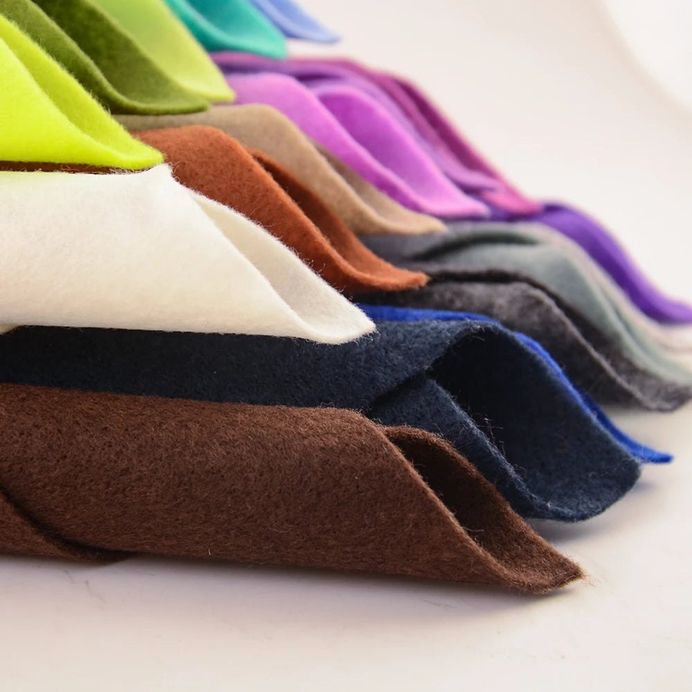 Tela de fieltro súper suave de 1,4mm de espesor, hoja no tejida de 30x30cm/20x90cm